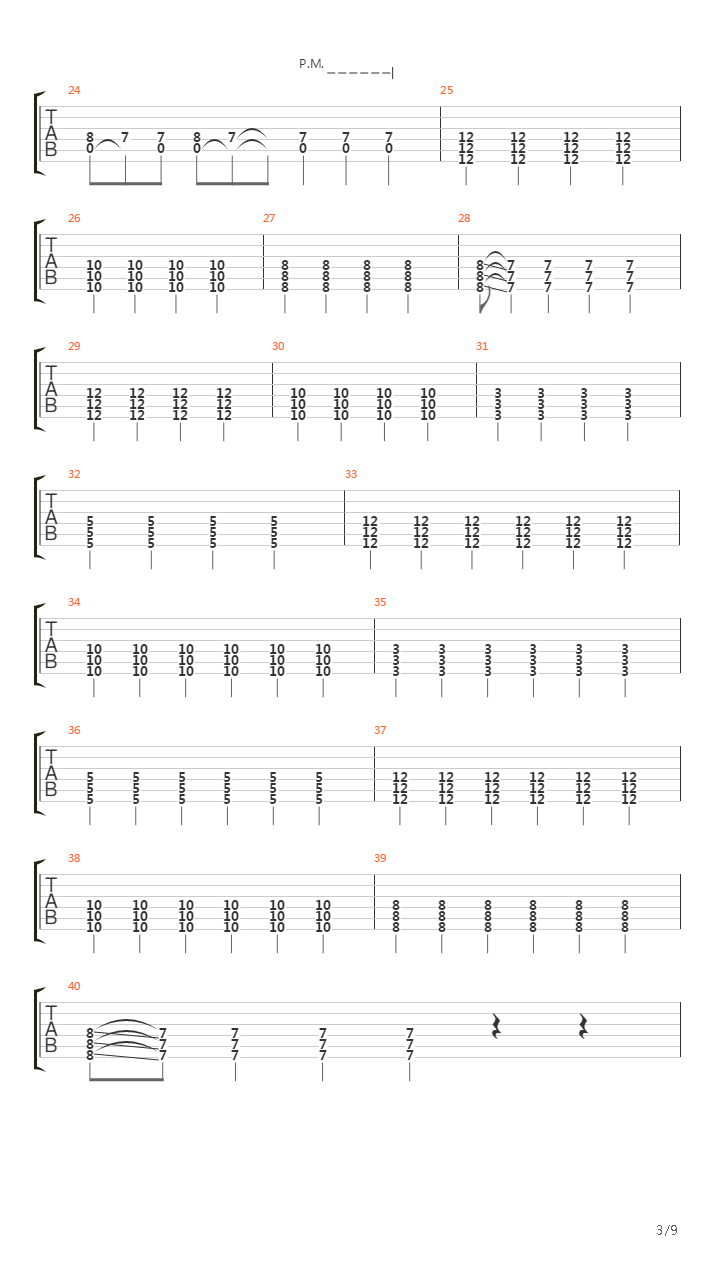 Mexican Sun吉他谱