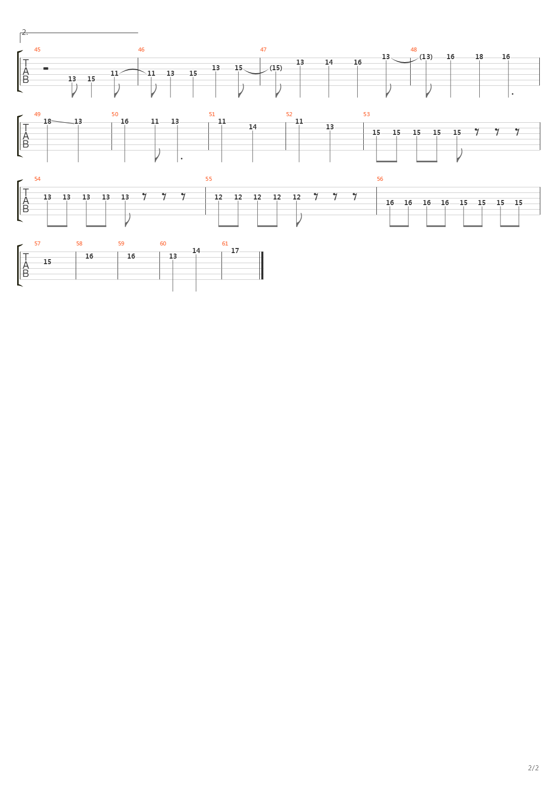 25 Or 6 To 4吉他谱