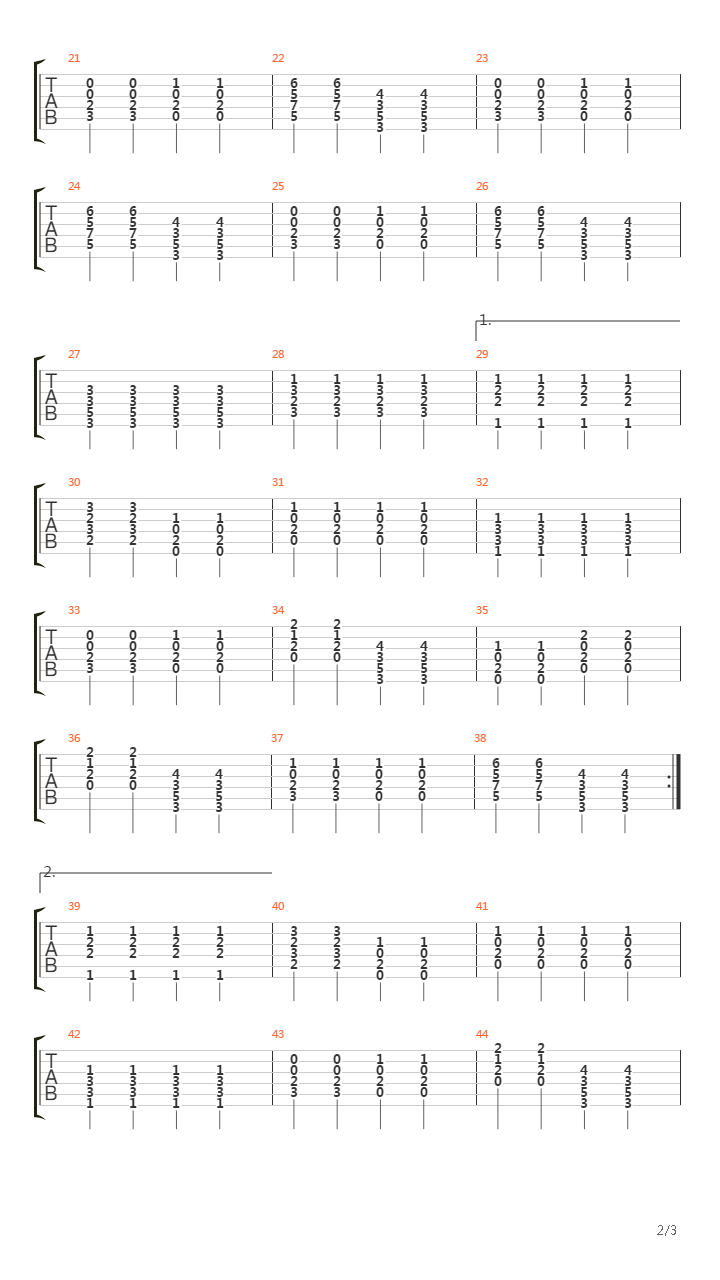 Anos Dourados吉他谱