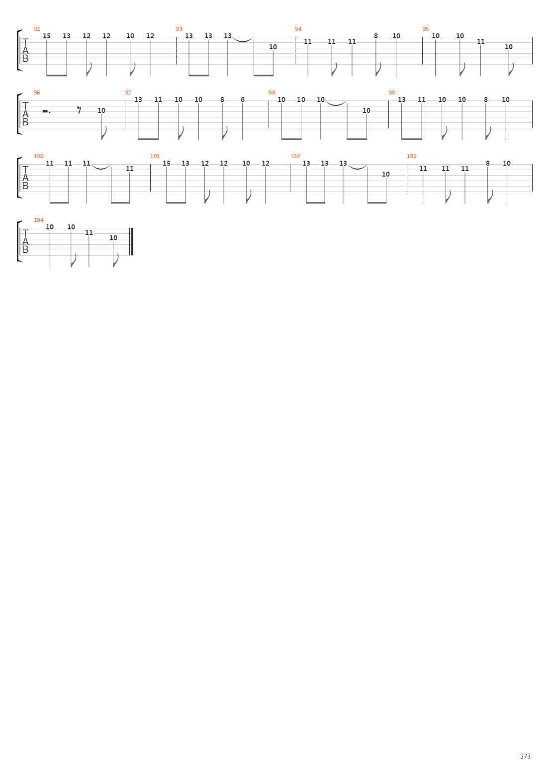 Calice吉他谱