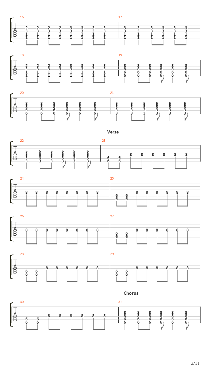 Paris吉他谱