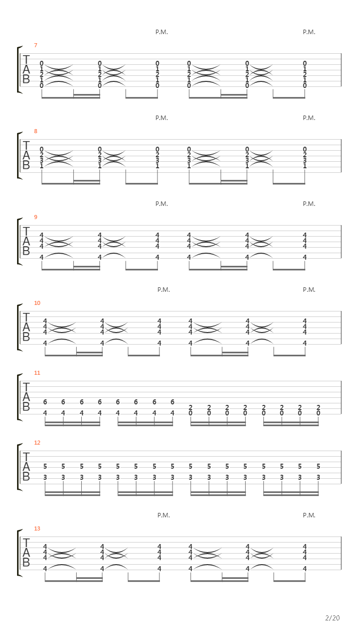 Mbius Part Iii吉他谱