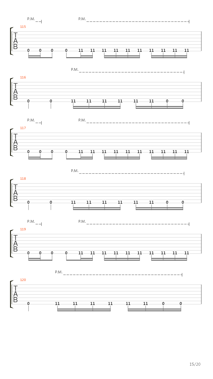 Mbius Part Iii吉他谱