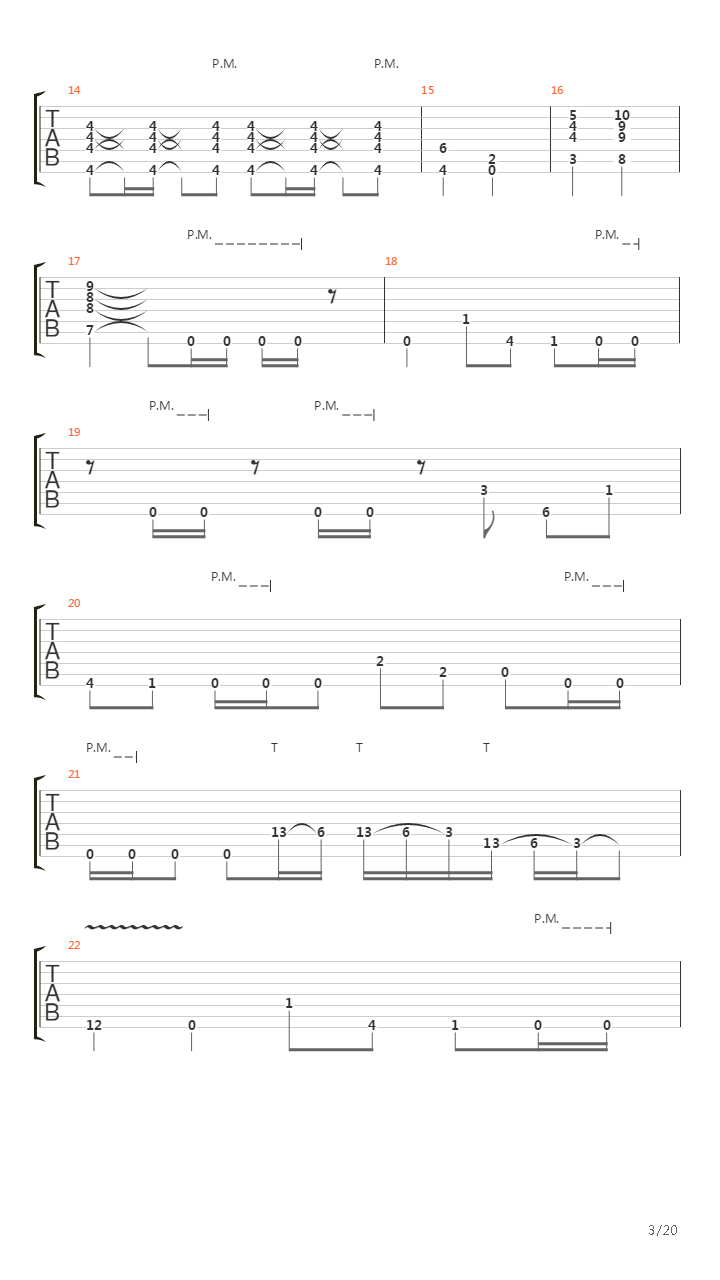 Mbius Part Iii吉他谱