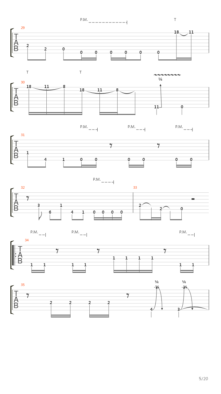 Mbius Part Iii吉他谱