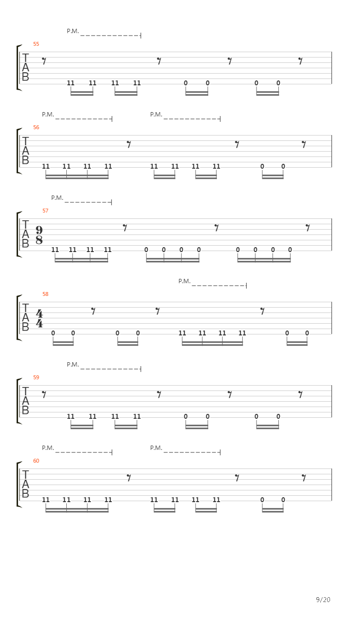 Mbius Part Iii吉他谱