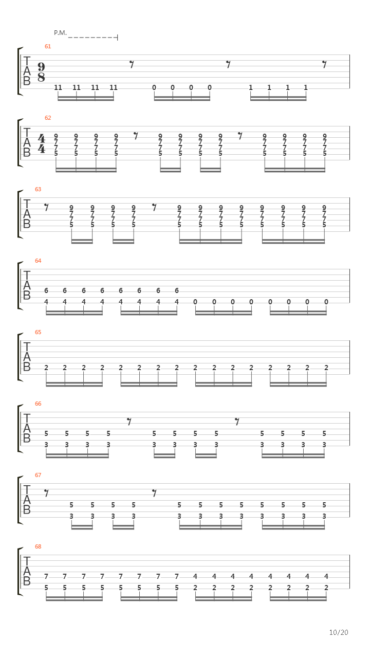 Mbius Part Iii吉他谱