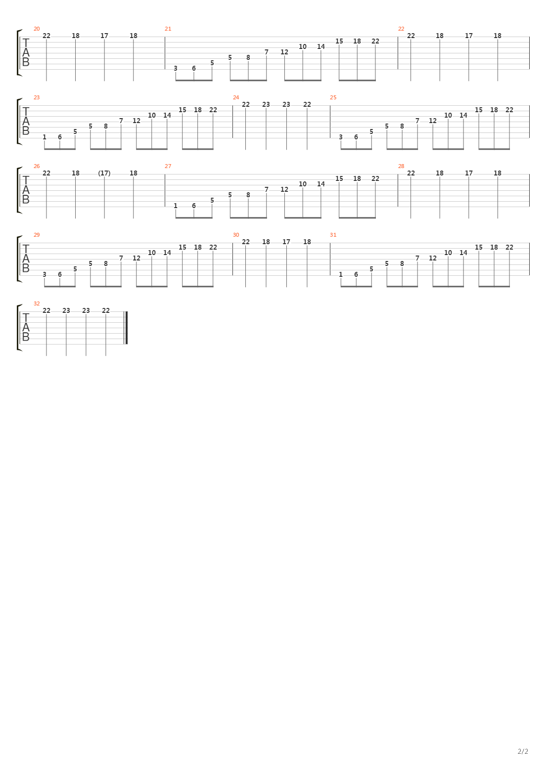 Lexington吉他谱