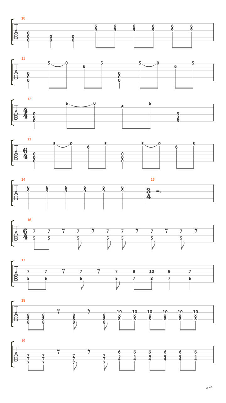 Teeth The Size Of Piano Keys吉他谱