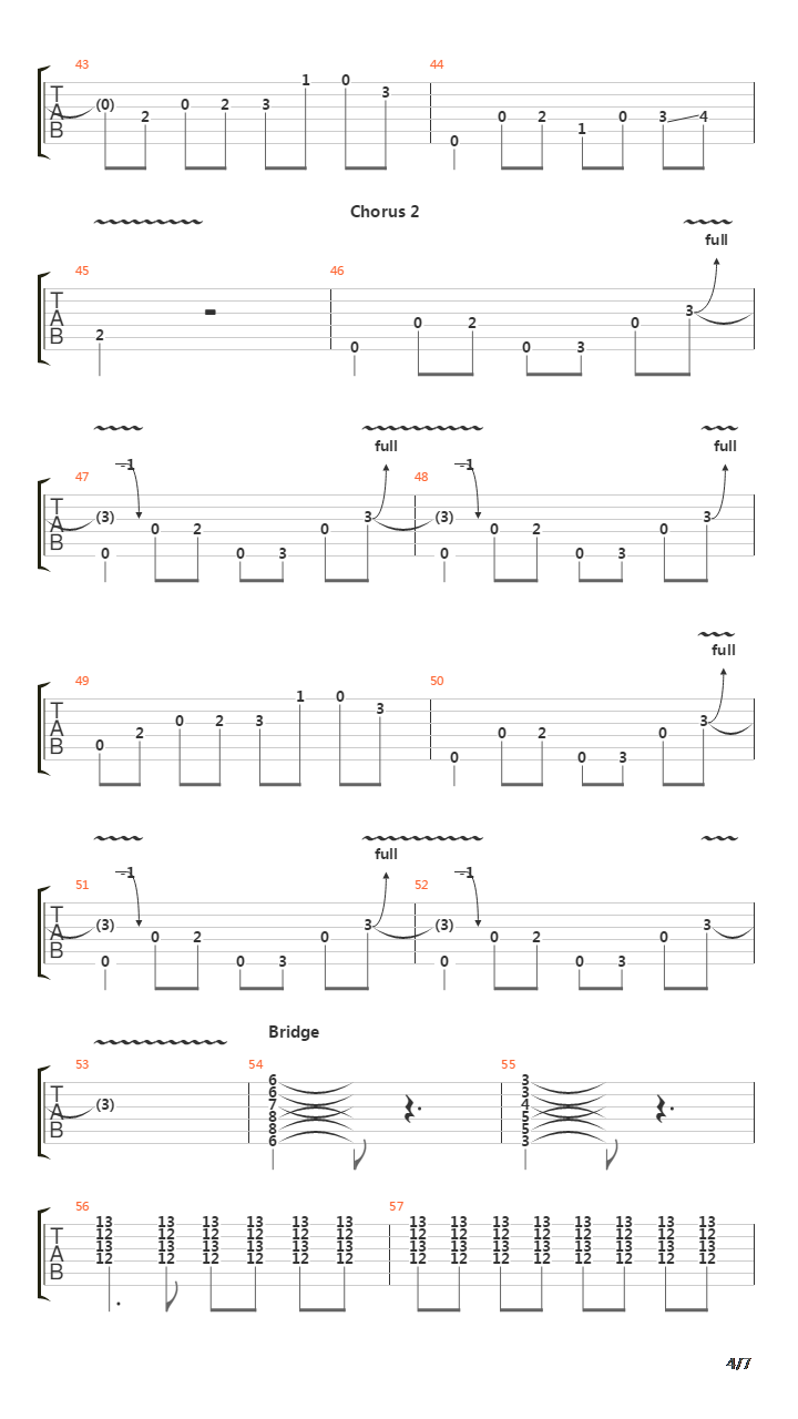 Mission吉他谱