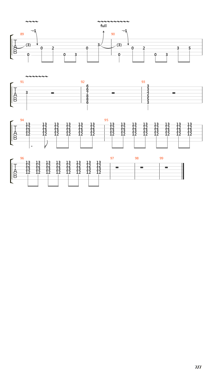 Mission吉他谱