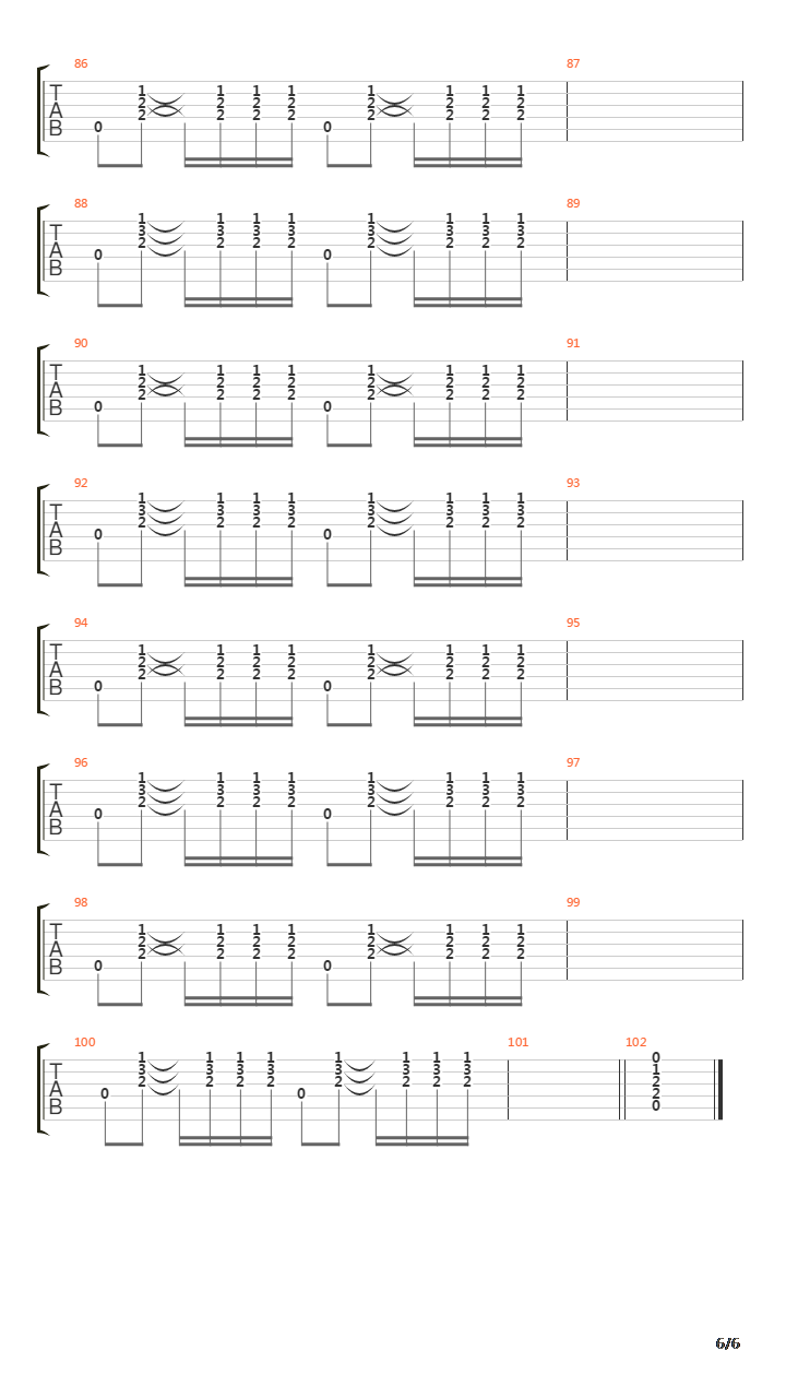 Auberge吉他谱