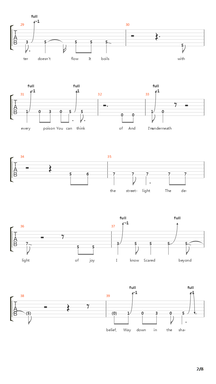 Road To Hell吉他谱