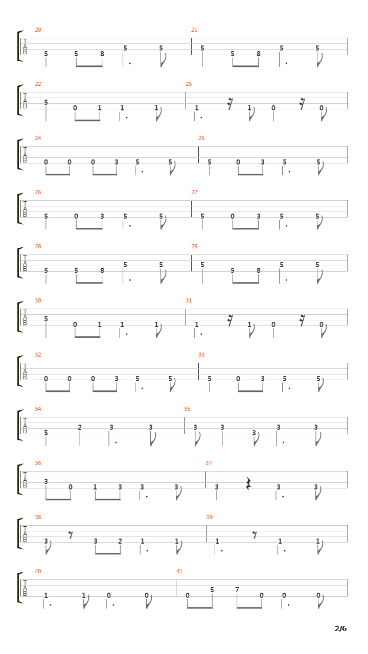 Road To Hell吉他谱