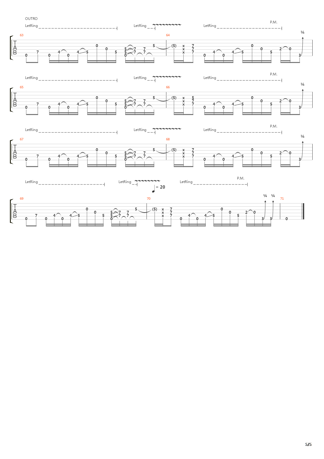 Long Way Around吉他谱