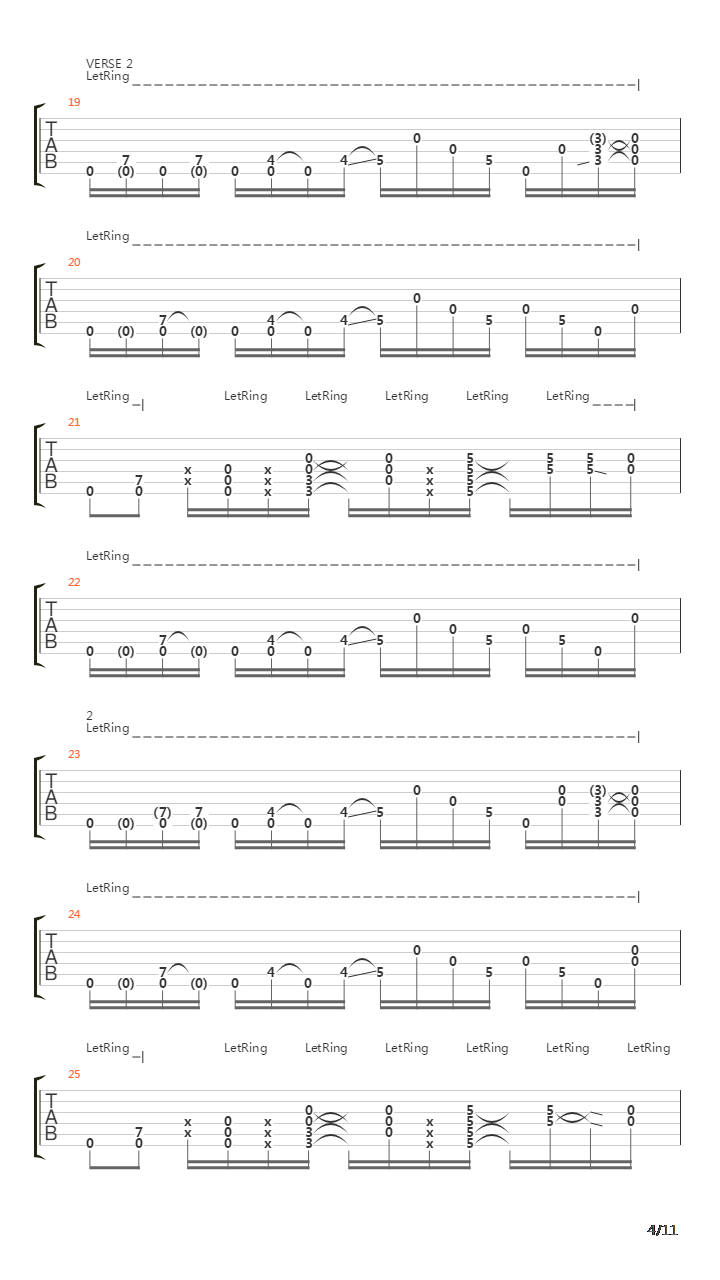 Long Way Around吉他谱