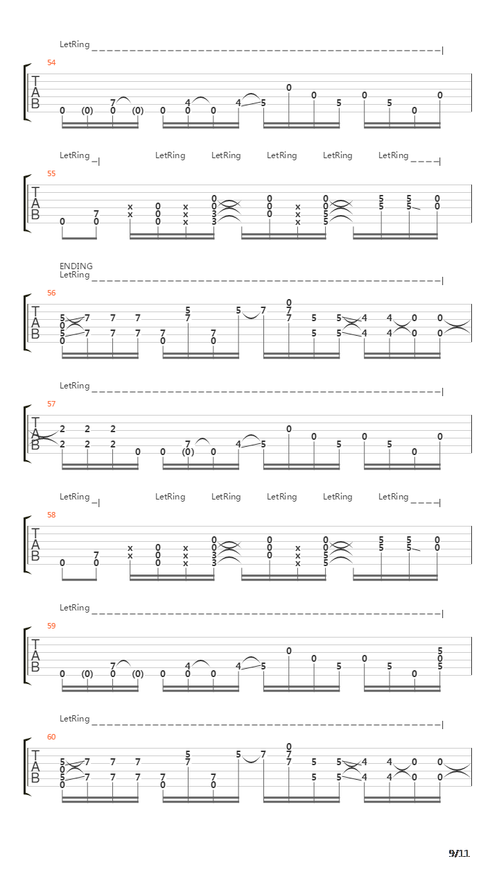 Long Way Around吉他谱