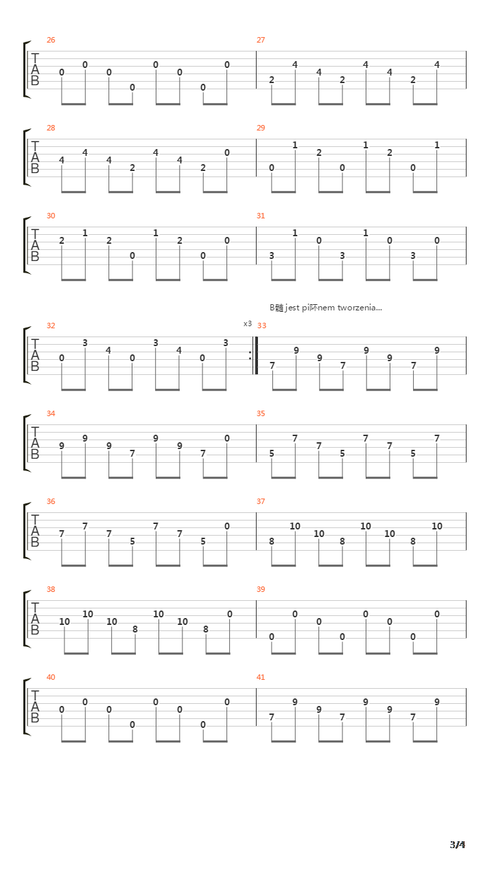 The Key吉他谱