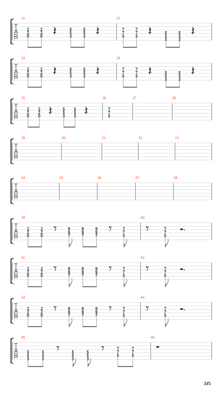 Ist Mir Egal吉他谱