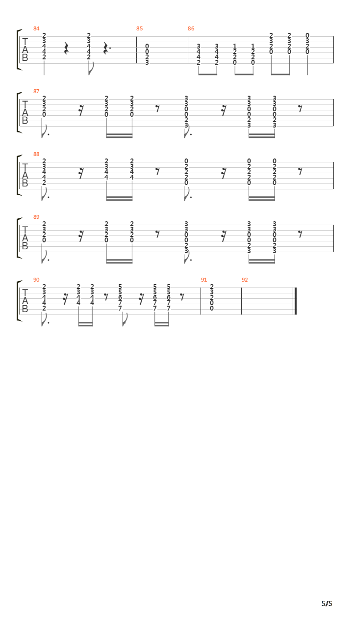 Schwarz Weiss吉他谱