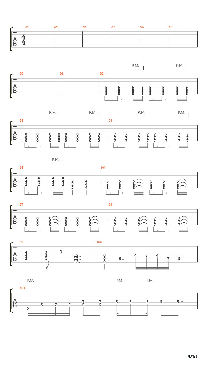 Playing Dead吉他谱