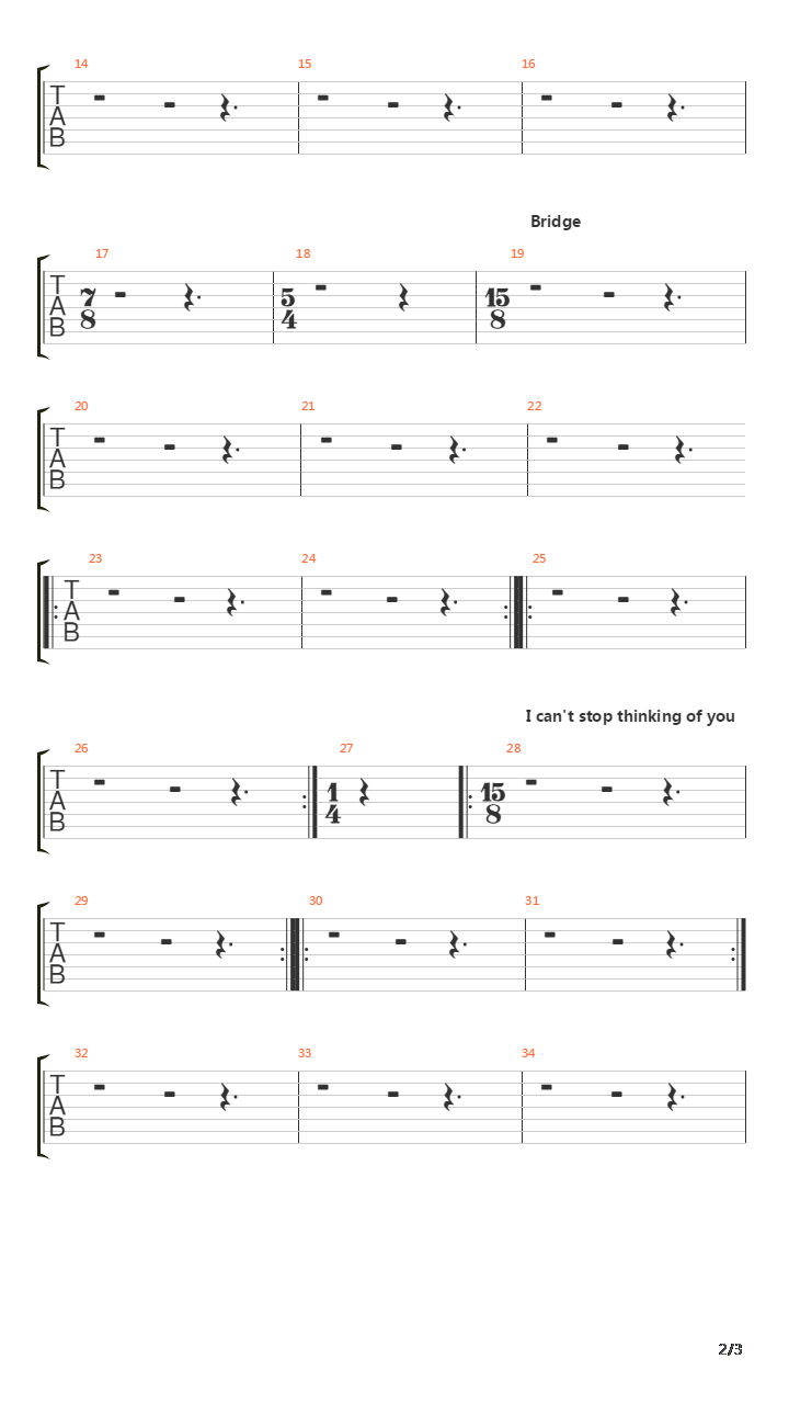 Left Hemisphere吉他谱