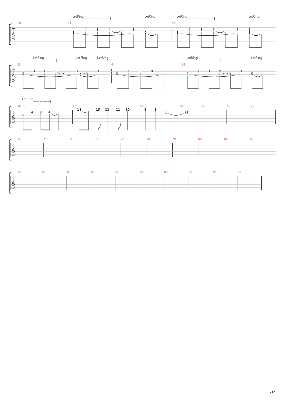 The Silent Place吉他谱