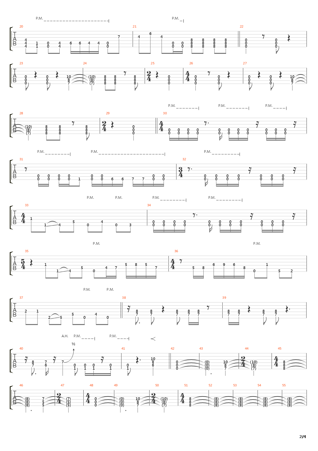 Artifacts In Motion吉他谱