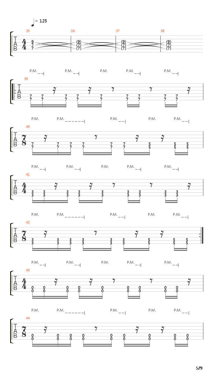 Remnants Left吉他谱