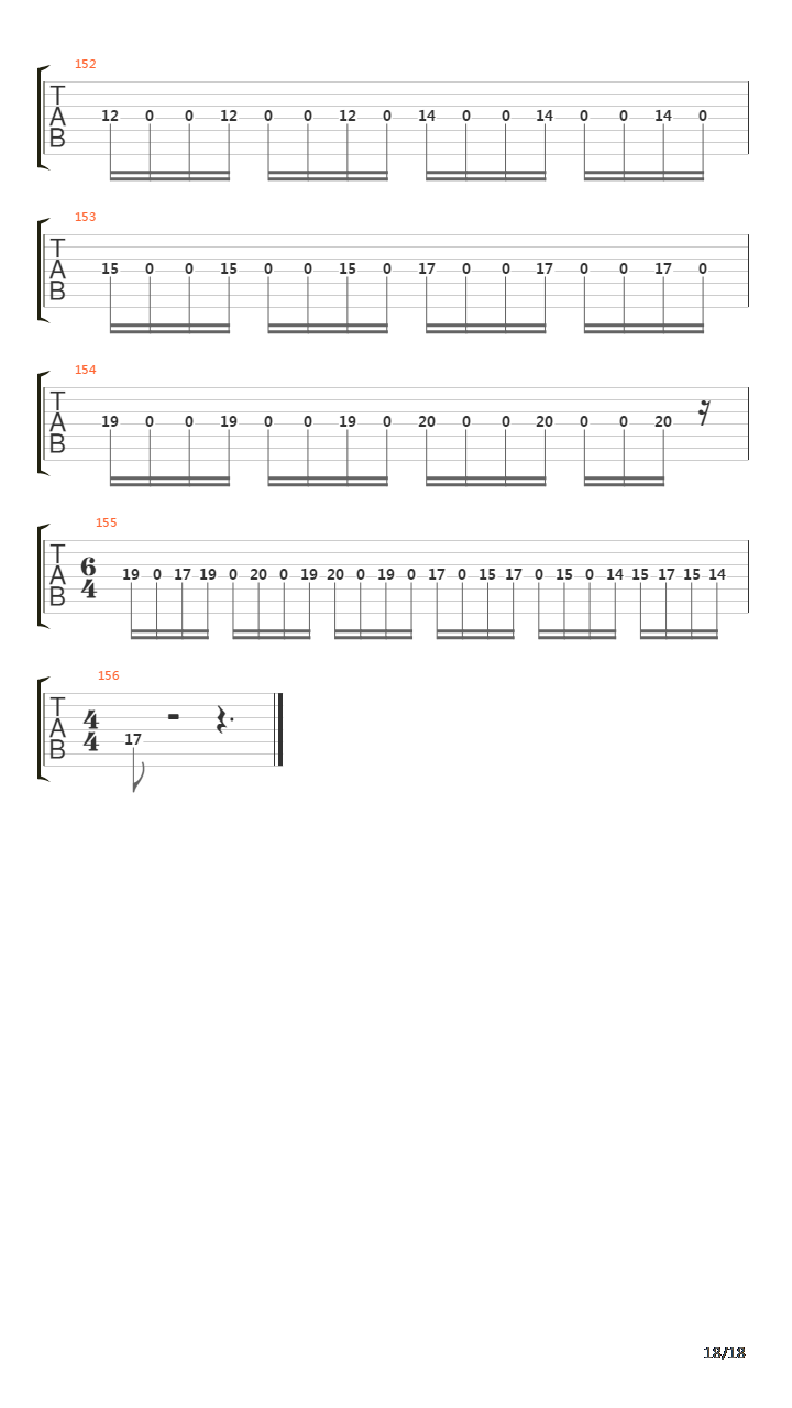 The Biosfear吉他谱