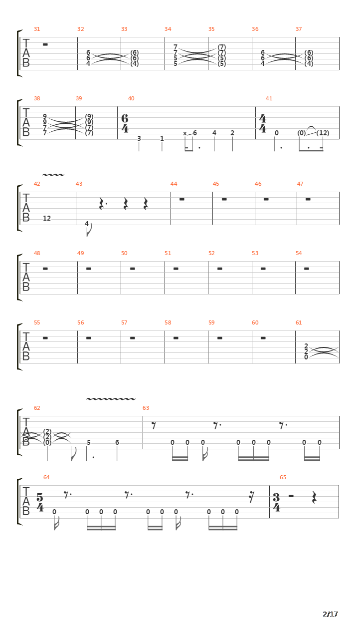 The First Chapter吉他谱