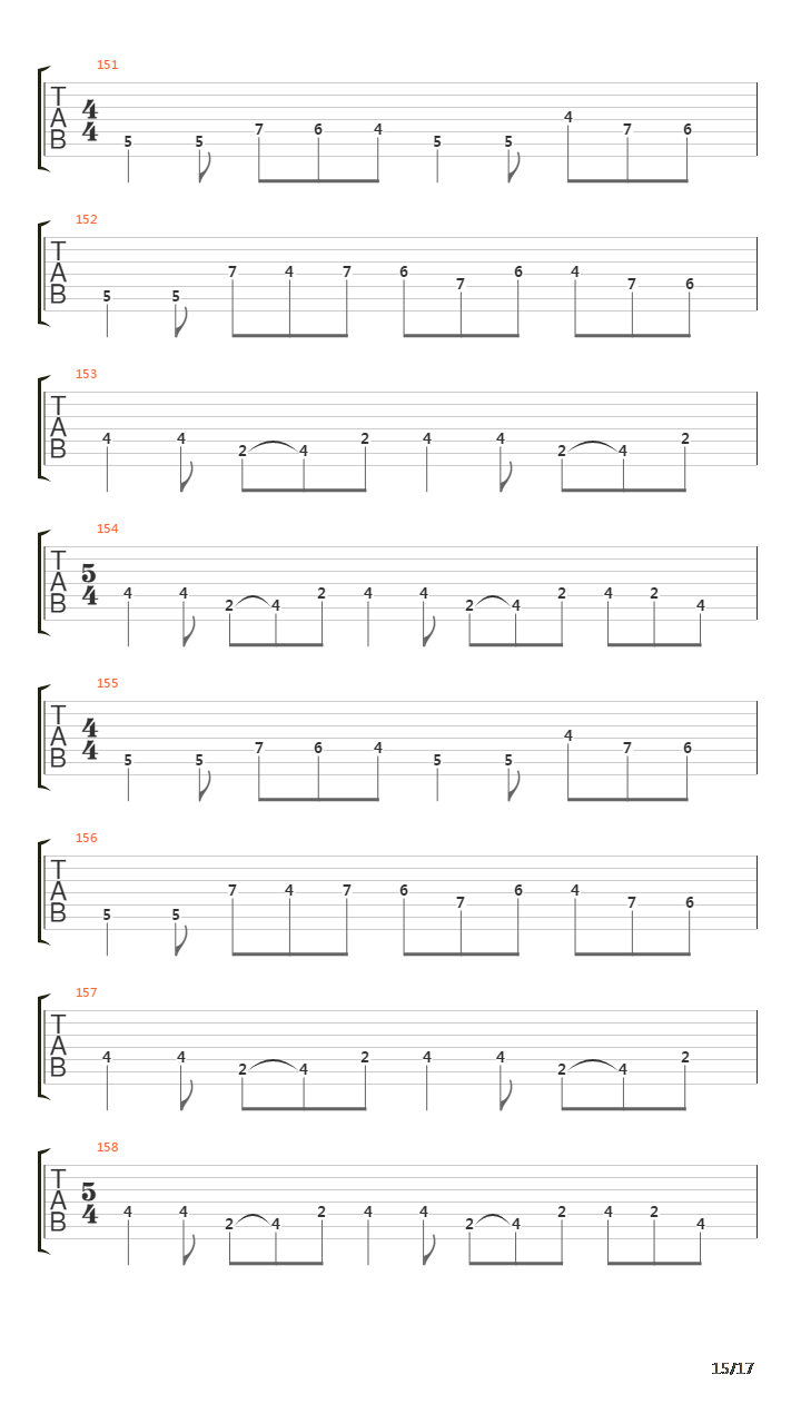 The First Chapter吉他谱