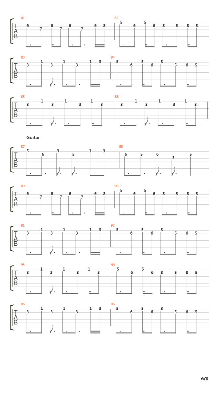 Alegra吉他谱