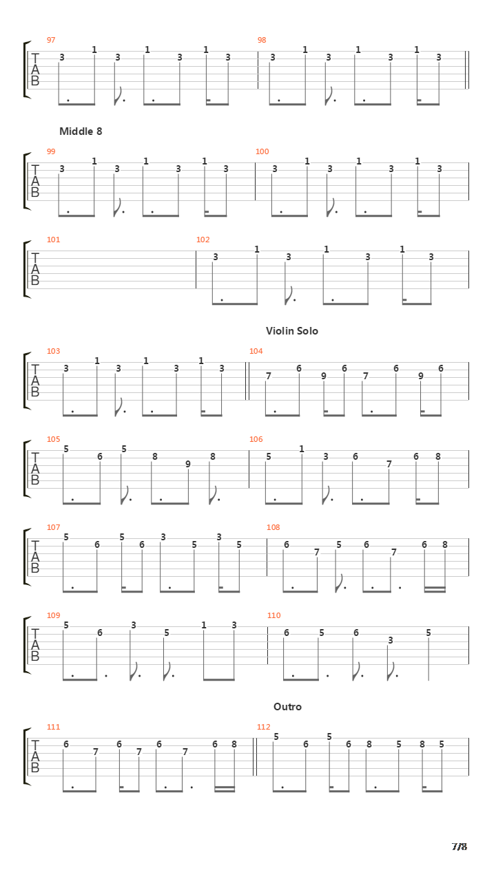 Alegra吉他谱
