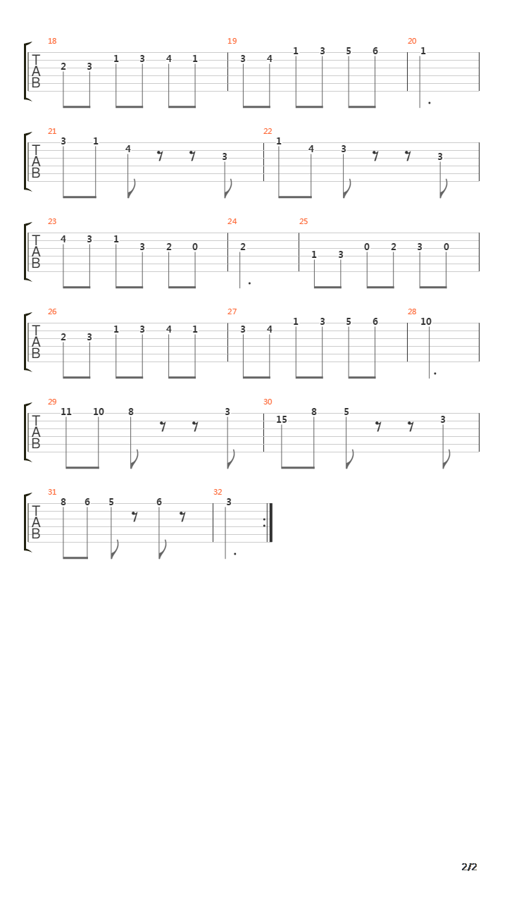 Jeux Denfants吉他谱