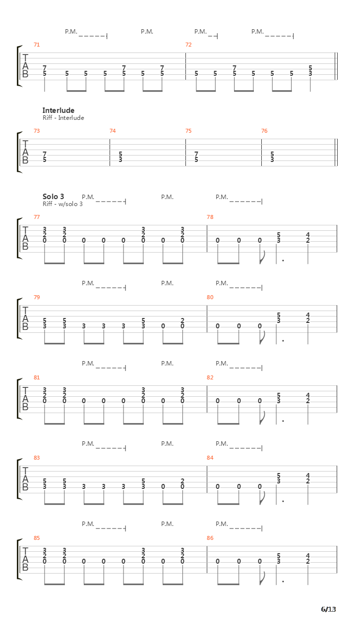 Zahradni Slavnost吉他谱