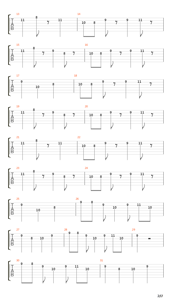 Dango Daikazoku Full Version吉他谱