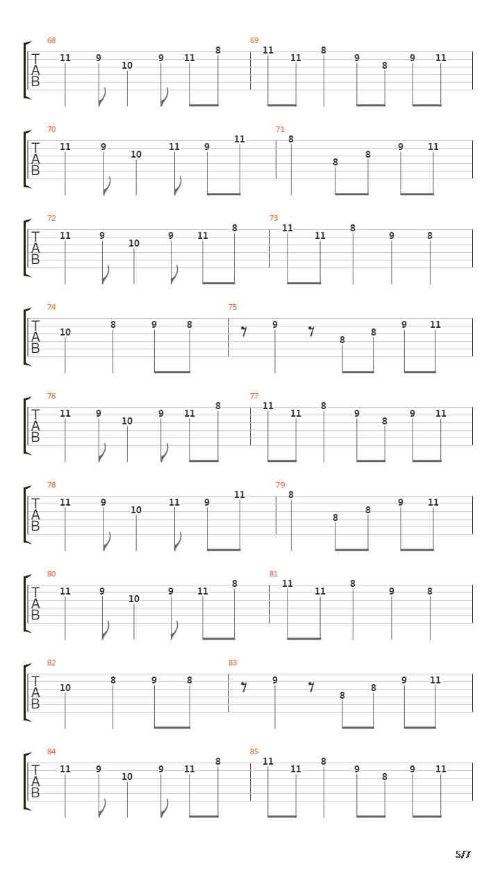 Dango Daikazoku Full Version吉他谱