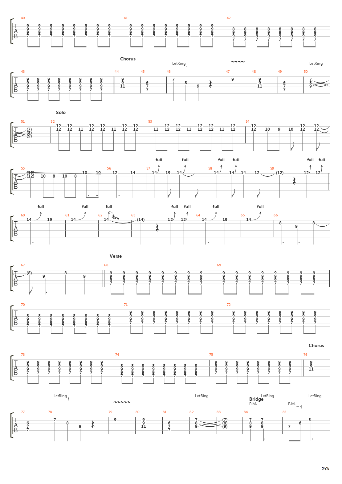 Complete Control吉他谱