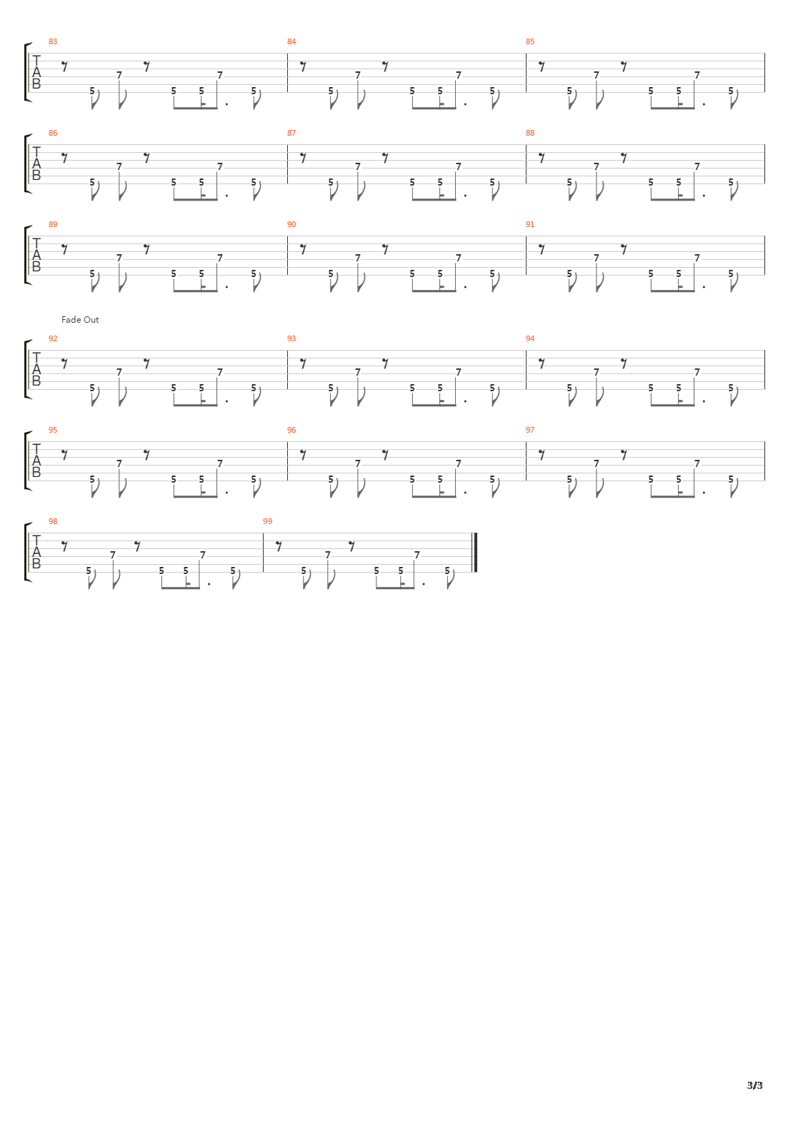 Train In Vain吉他谱