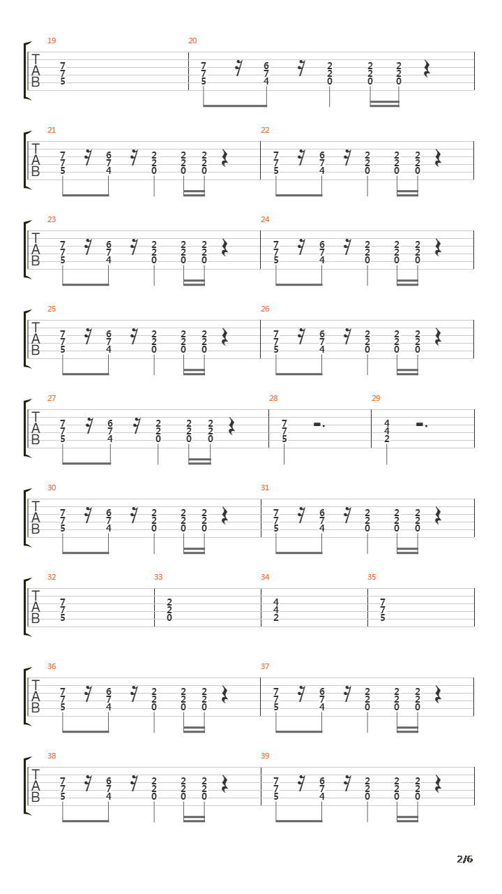 Train In Vain吉他谱