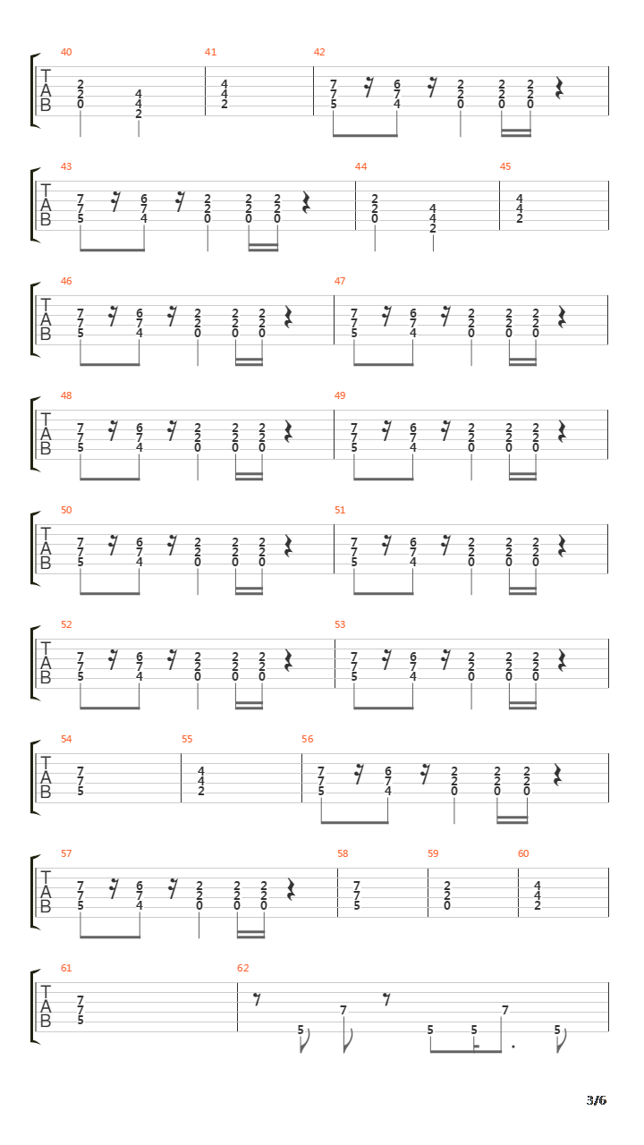 Train In Vain吉他谱