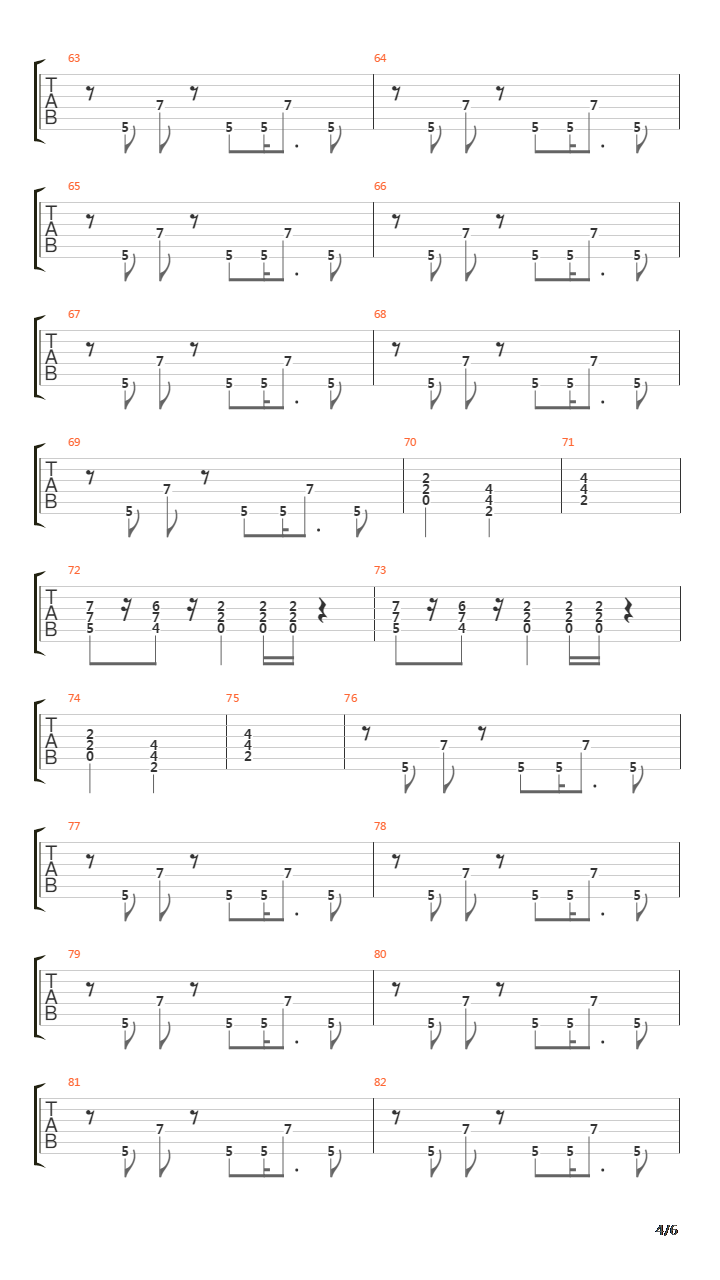 Train In Vain吉他谱