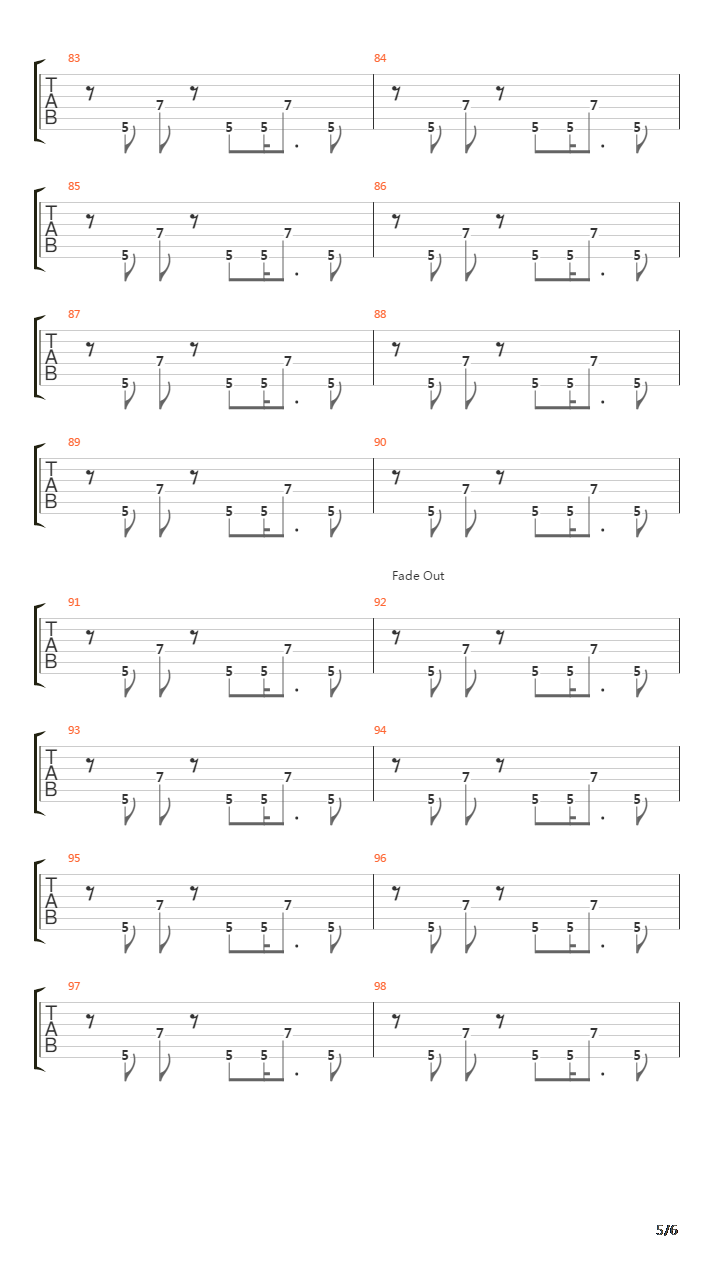 Train In Vain吉他谱