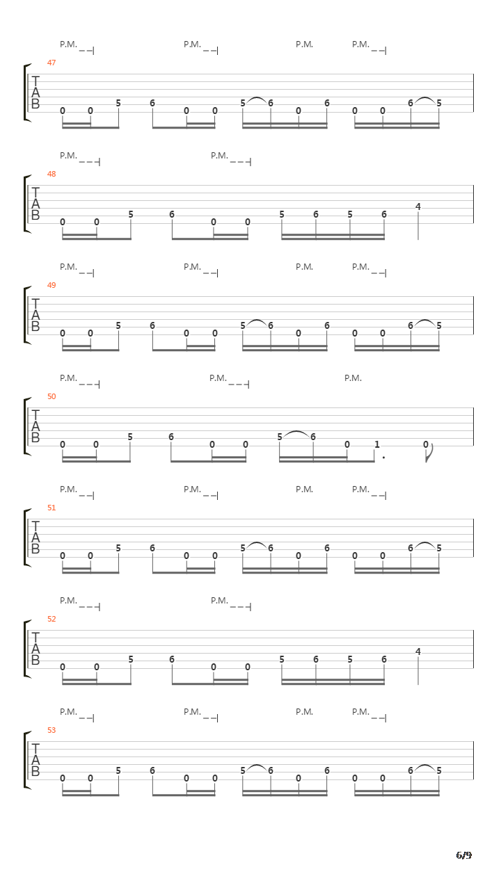 Recipe For Hate吉他谱