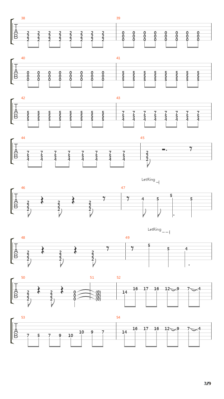 Song For The Broken吉他谱