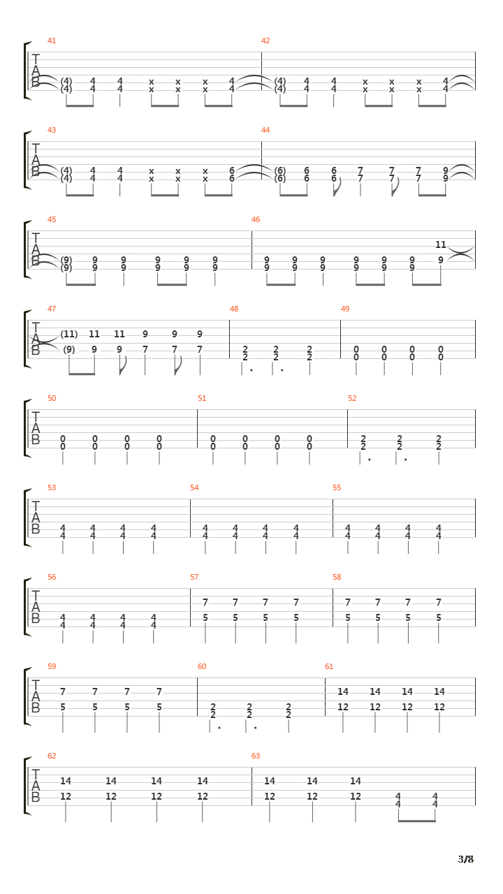 Valleys吉他谱