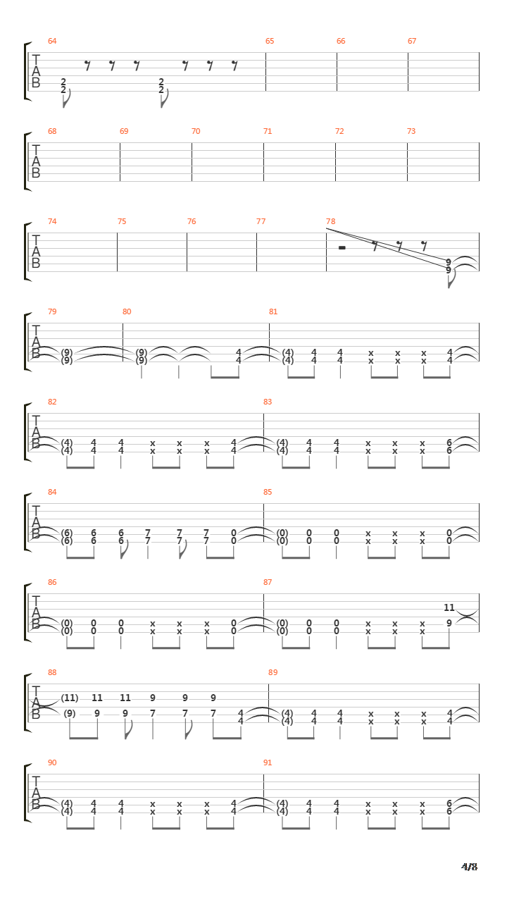 Valleys吉他谱