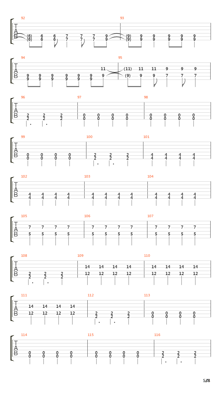Valleys吉他谱