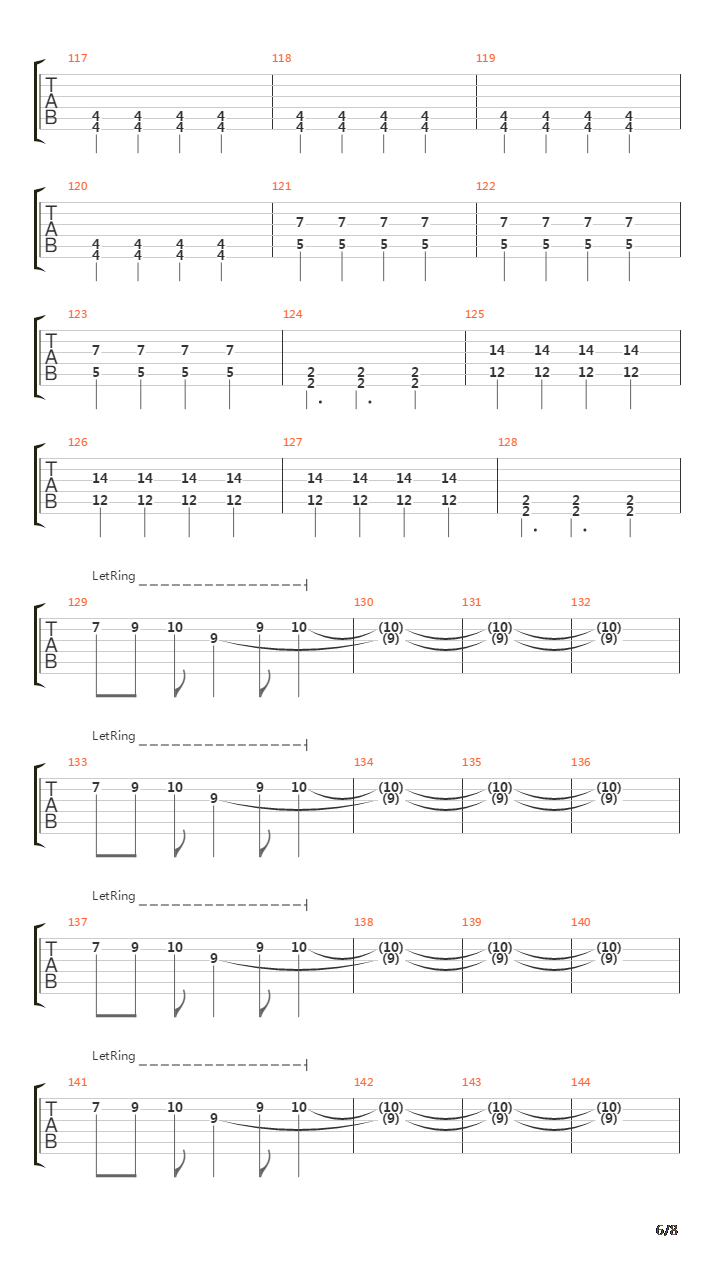 Valleys吉他谱
